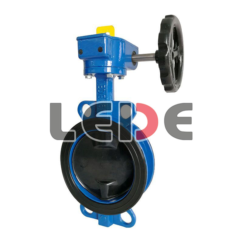 自(zì)密封手(shǒu)動裝置(zhi)對夾蝶(die)閥